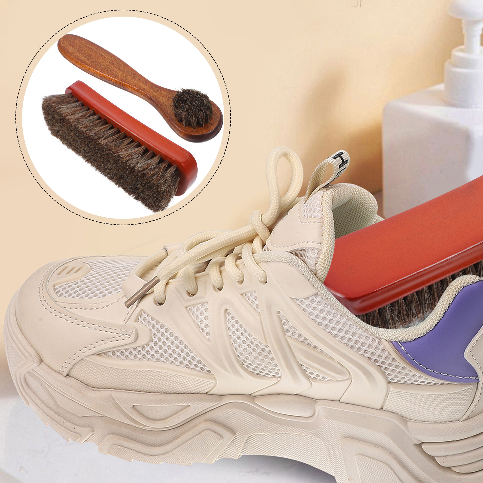 Sneaker Care Suede - 1Set Suede Shoe Brush Versatile Dense