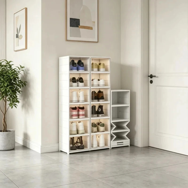 Shoe Box Display - 6 Layers Transparent Shoe Storage Boxes