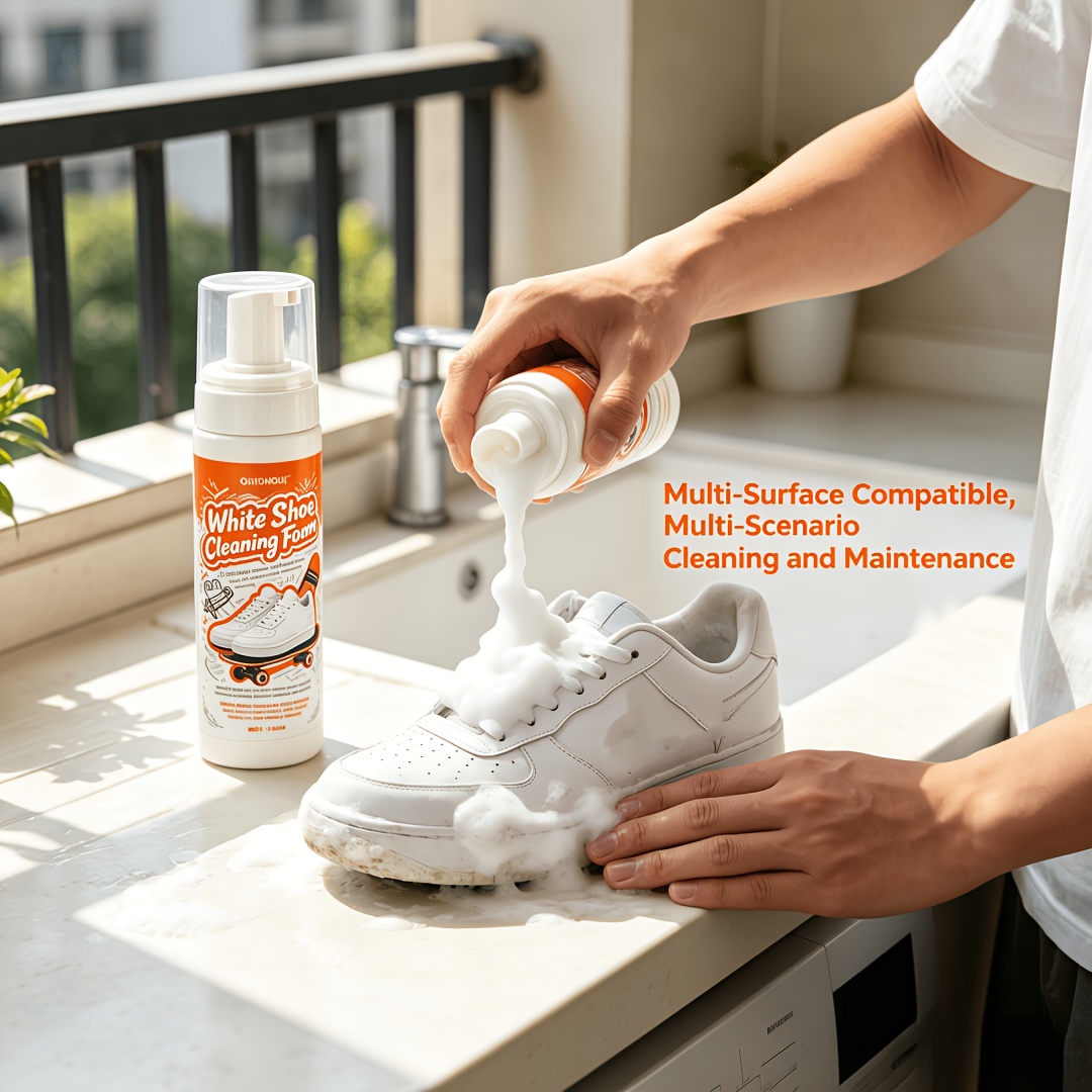 Portable No Rinse White Shoe C - đánh giá và giá Sneaker Care Spray