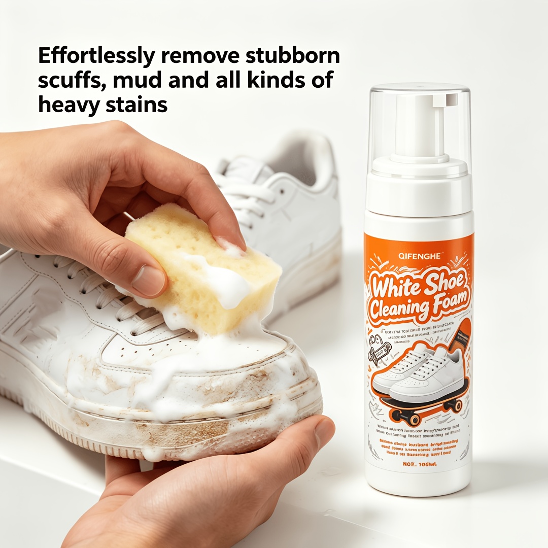 Portable No Rinse White Shoe C - đánh giá và giá Sneaker Care Spray
