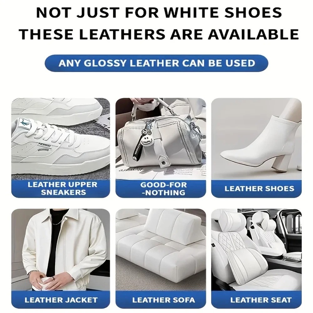 KJM White Leather Repair Cream - đánh giá và giá Sneaker Care Spray