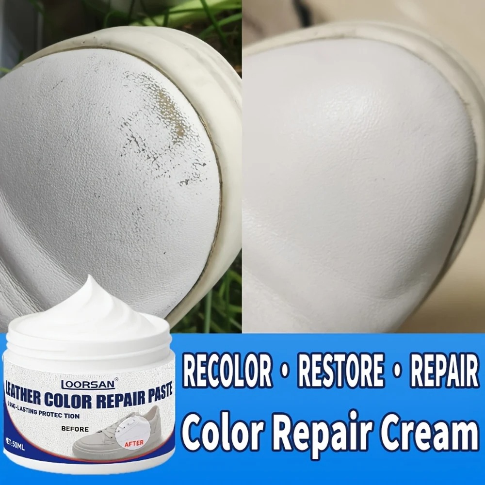 KJM White Leather Repair Cream - đánh giá và giá Sneaker Care Spray