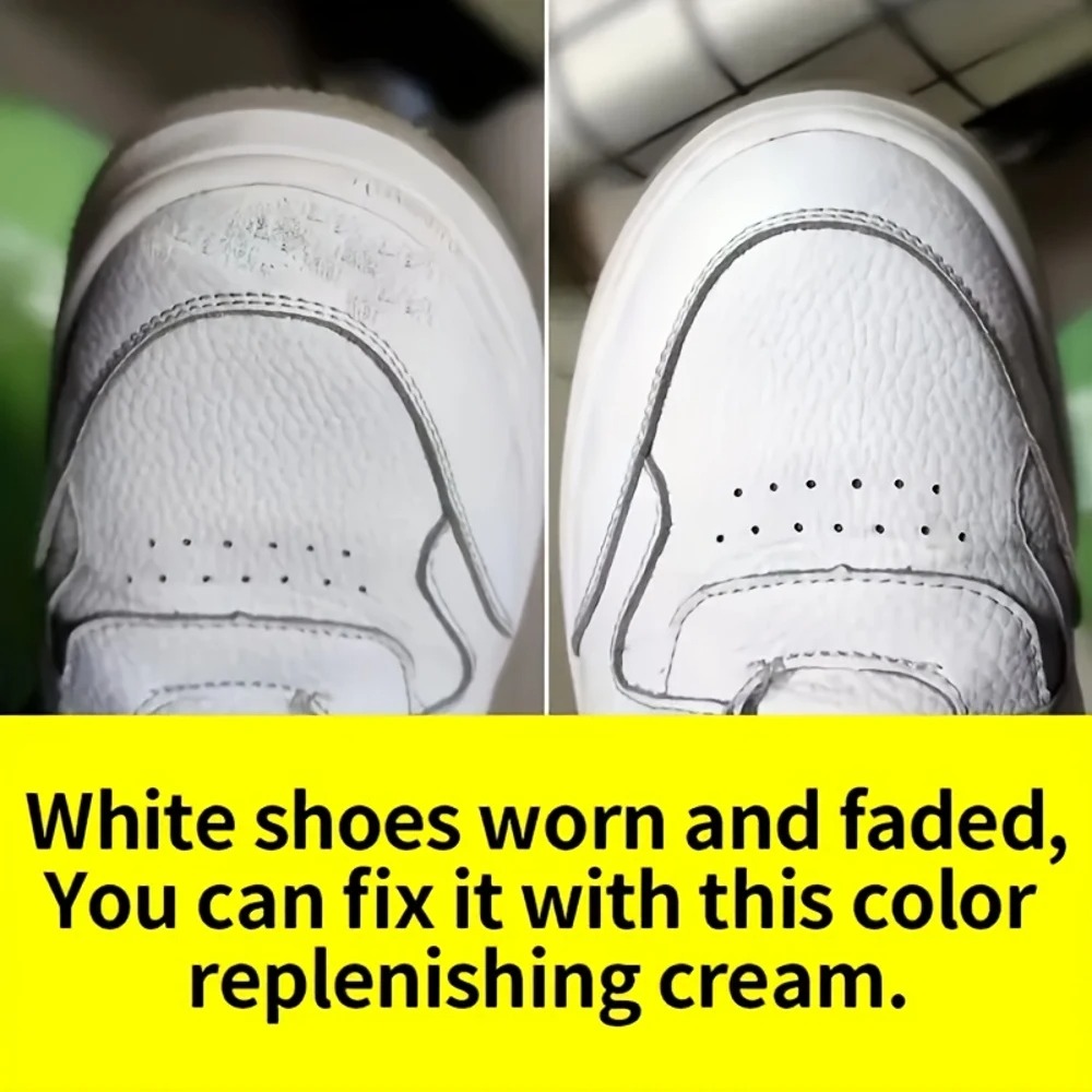 KJM White Leather Repair Cream - đánh giá và giá Sneaker Care Spray