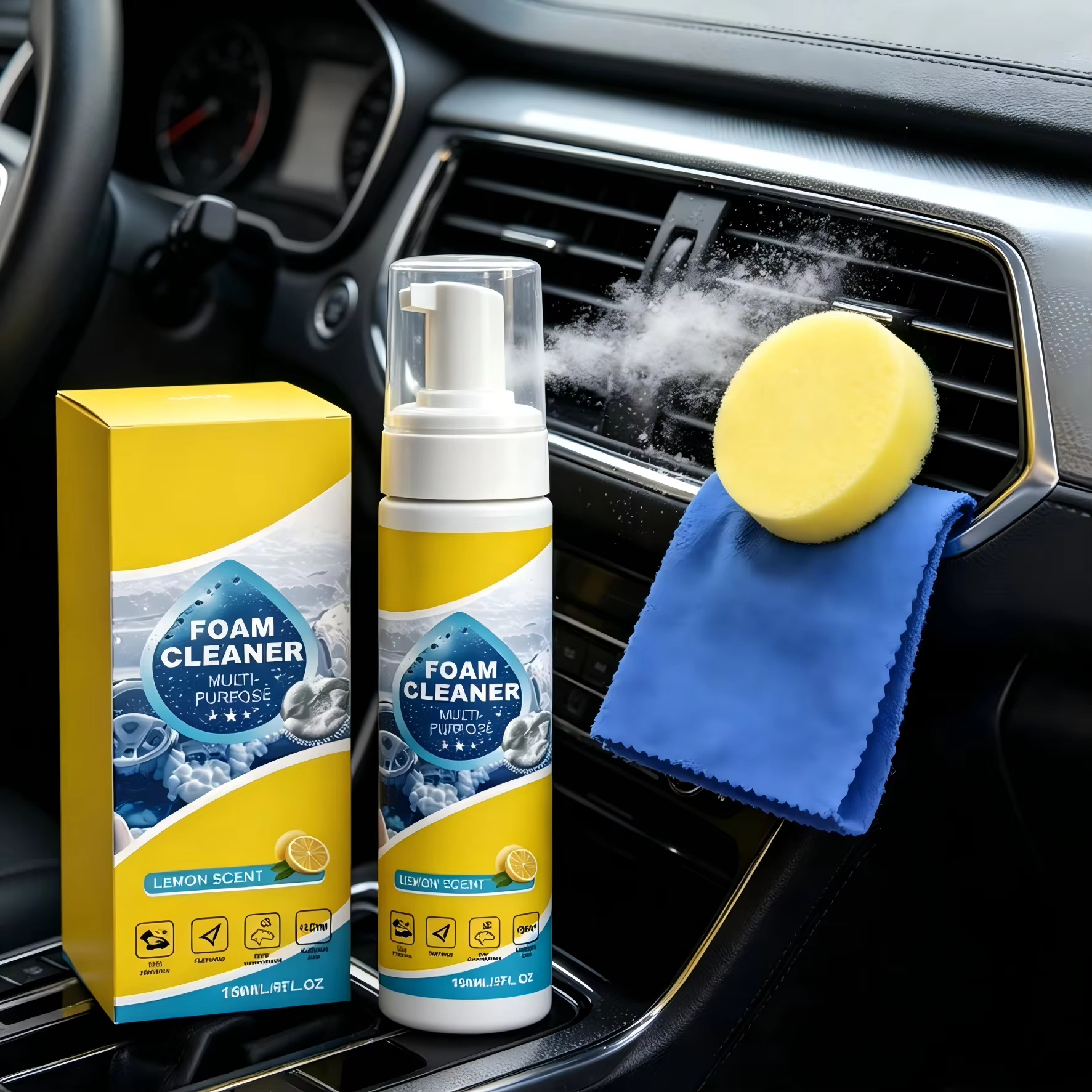Multi-Purpose Foam Car Interio - đánh giá và giá Sneaker Care Spray