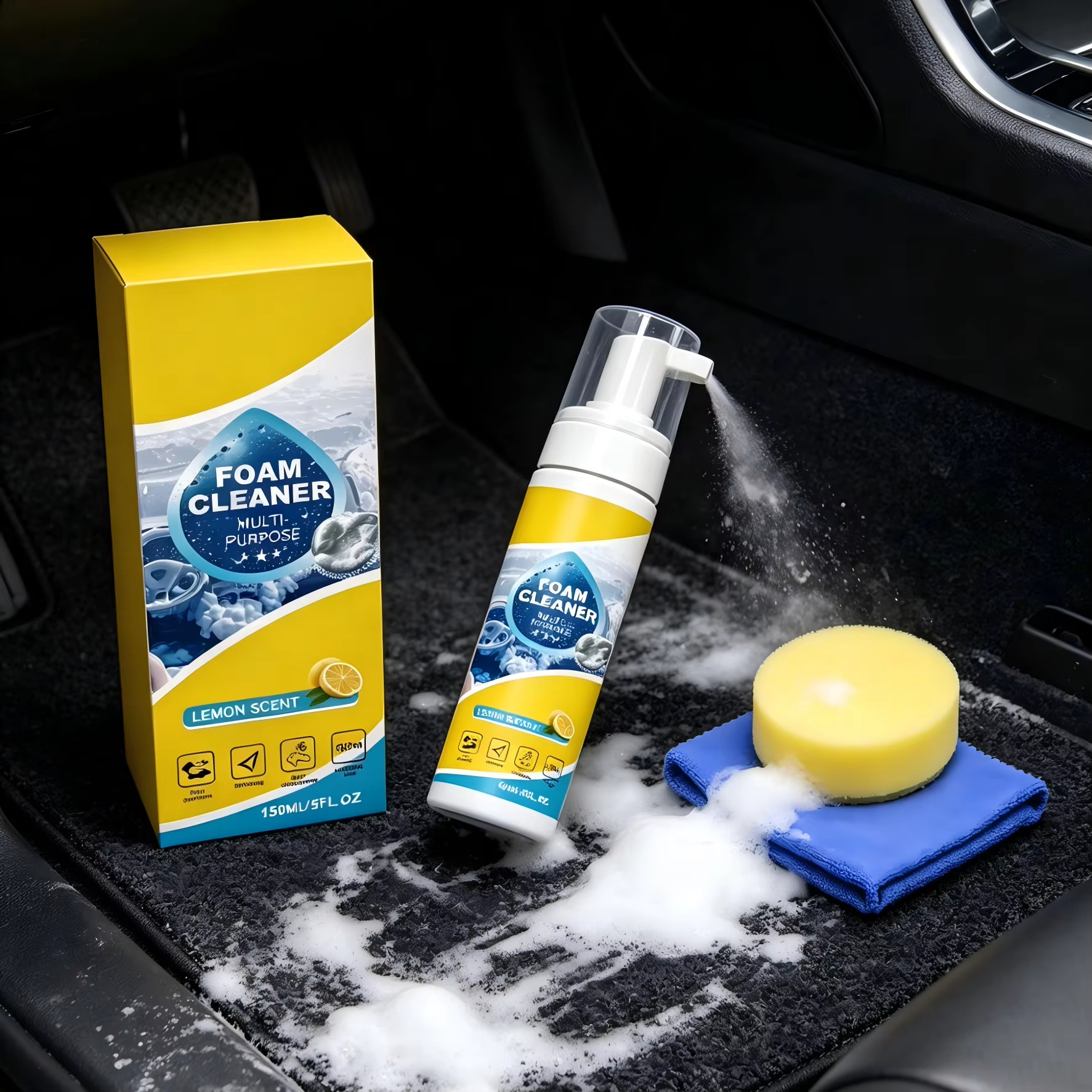 Multi-Purpose Foam Car Interio - đánh giá và giá Sneaker Care Spray