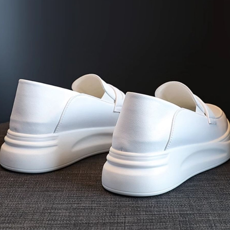 Women's White Leather Footwear - đánh giá và giá Insole Memory Foam