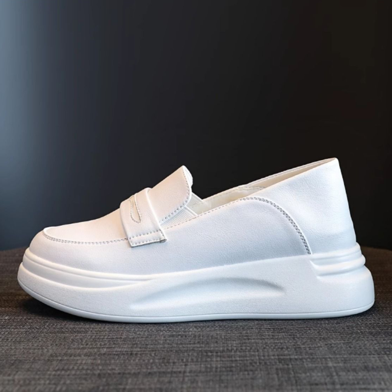 Women's White Leather Footwear - đánh giá và giá Insole Memory Foam