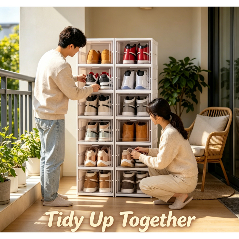 6 Layers Foldable Transparent  - đánh giá và giá Shoe Box Display