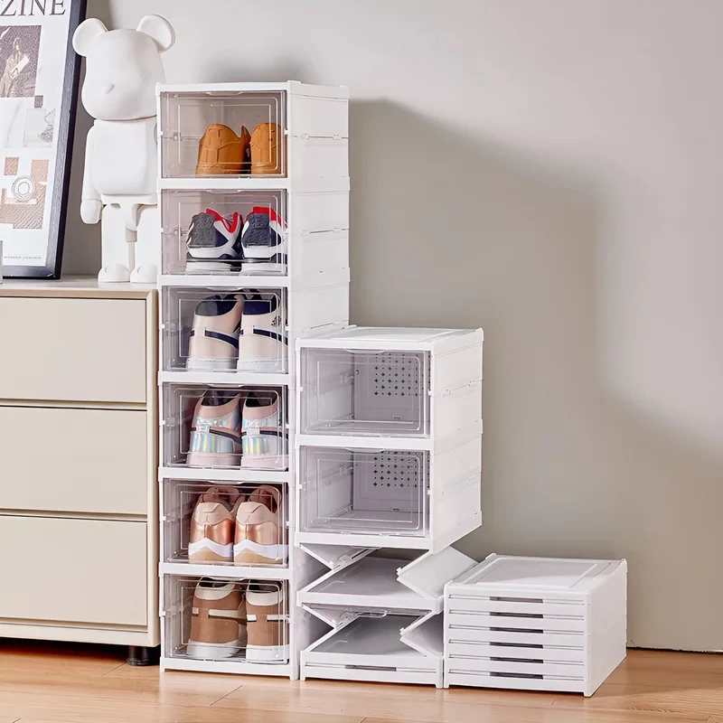 6 Layers Foldable Transparent  - đánh giá và giá Shoe Box Display