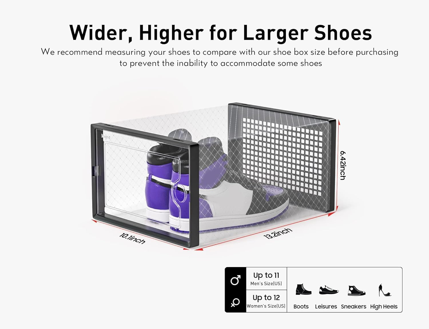 Stackable Clear Plastic Shoe S - đánh giá và giá Shoe Box Display