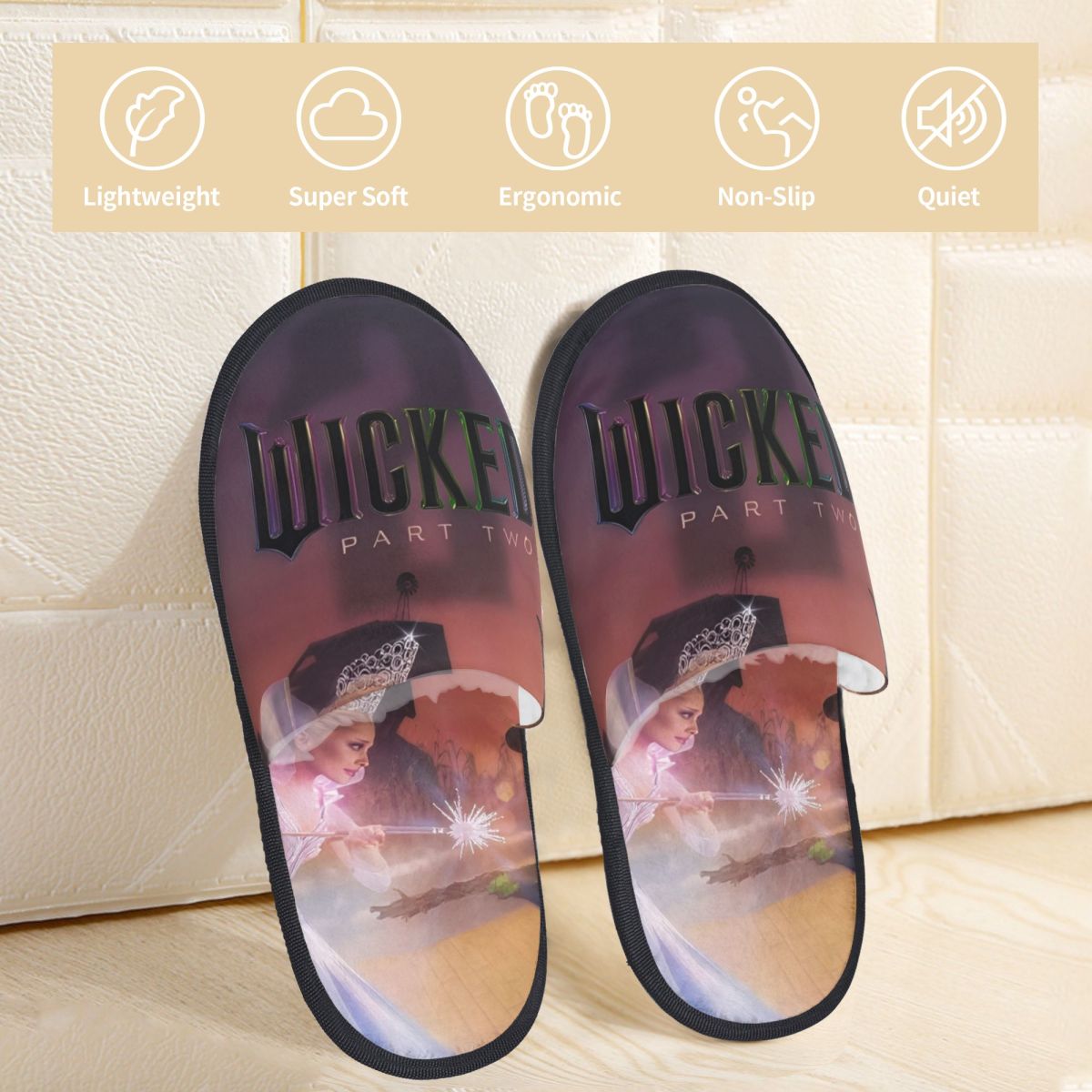 Wicked For Good Indoor Slipper - đánh giá và giá Insole Memory Foam