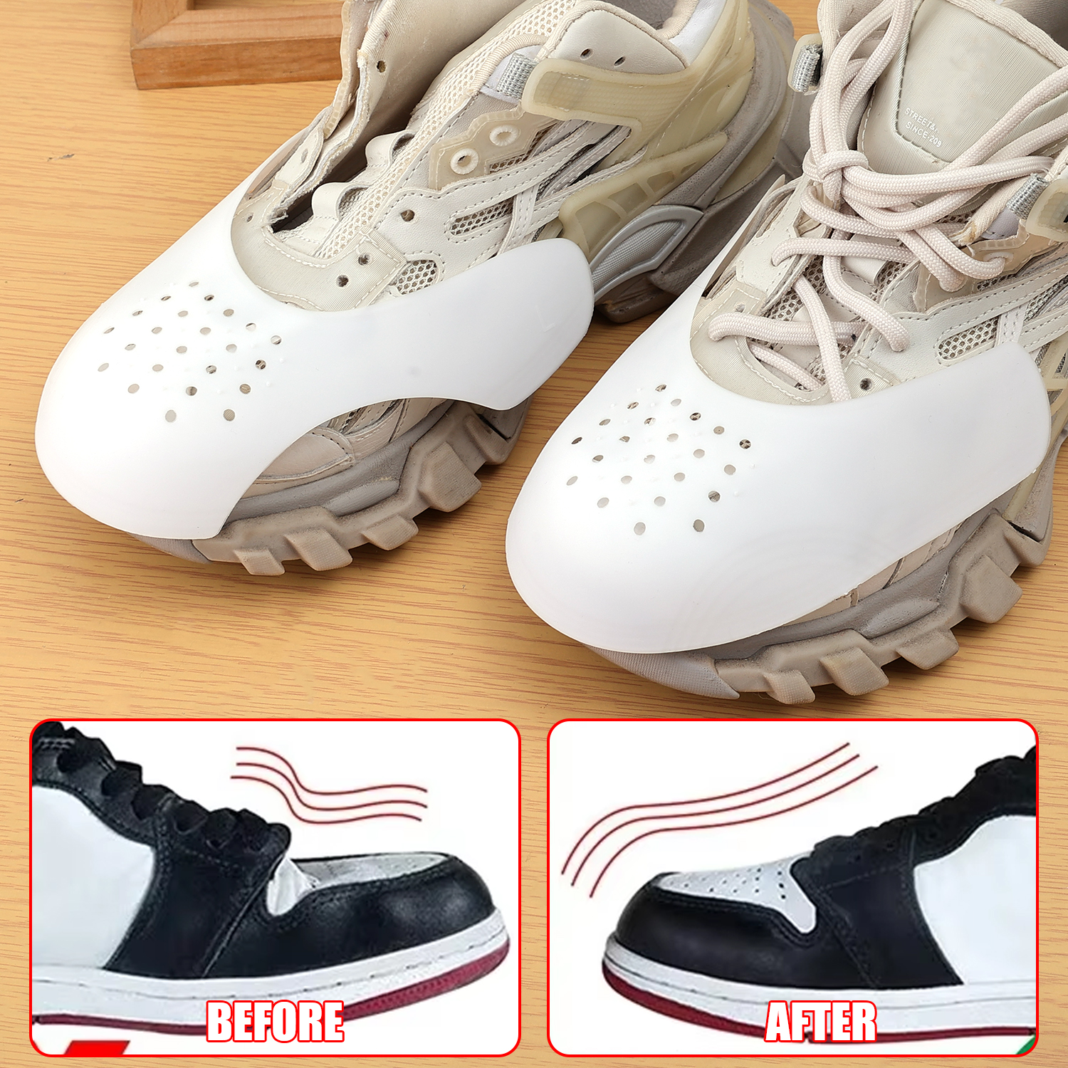 Breathable Protector Shoe Head - đánh giá và giá Sneaker Care Accessories