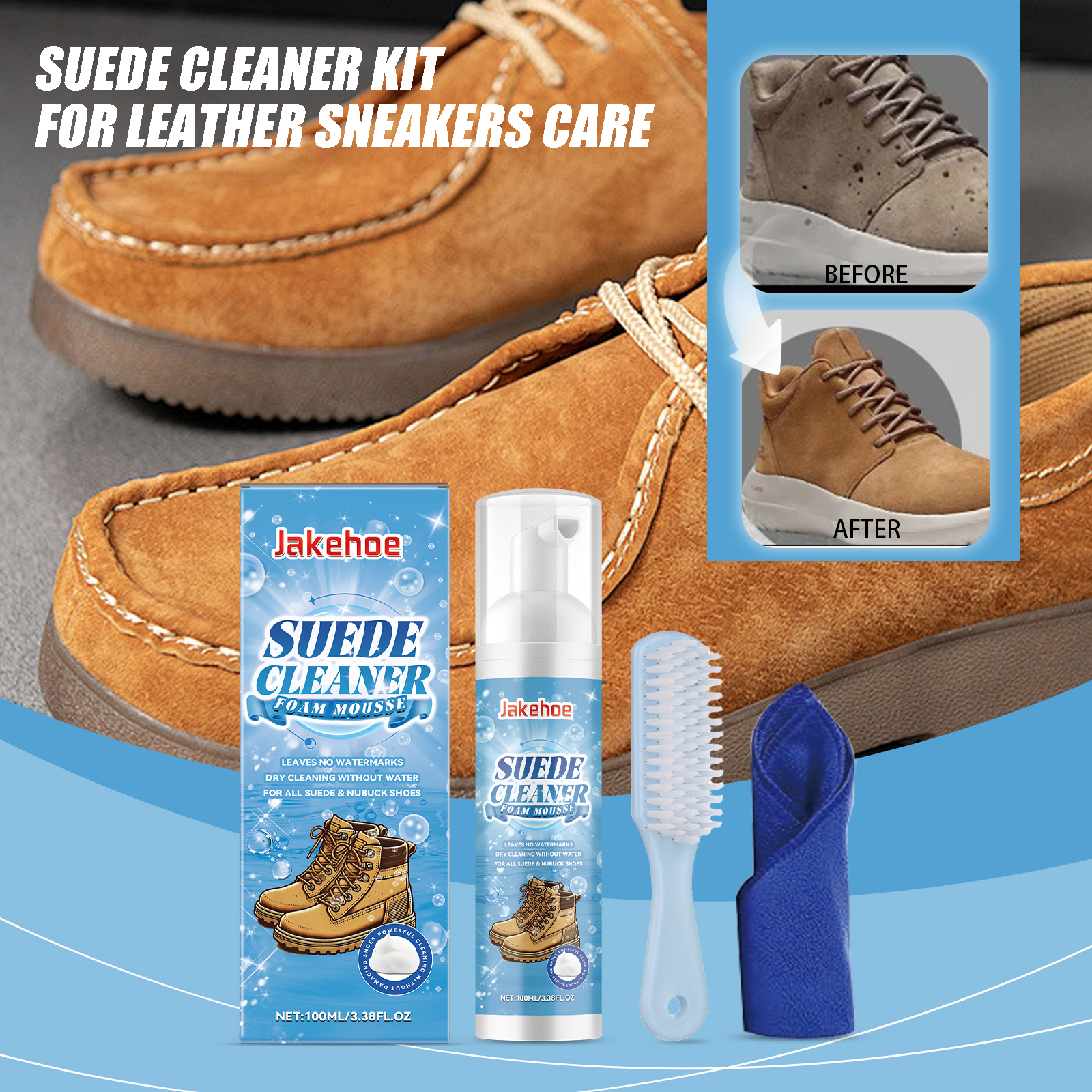 Suede Cleaner Kit Leather Velv - đánh giá và giá Sneaker Care Suede