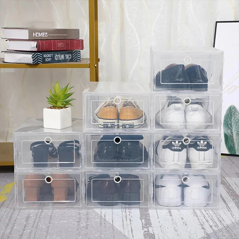 6 Pack Transparent Shoe Boxes, - đánh giá và giá Shoe Box Display