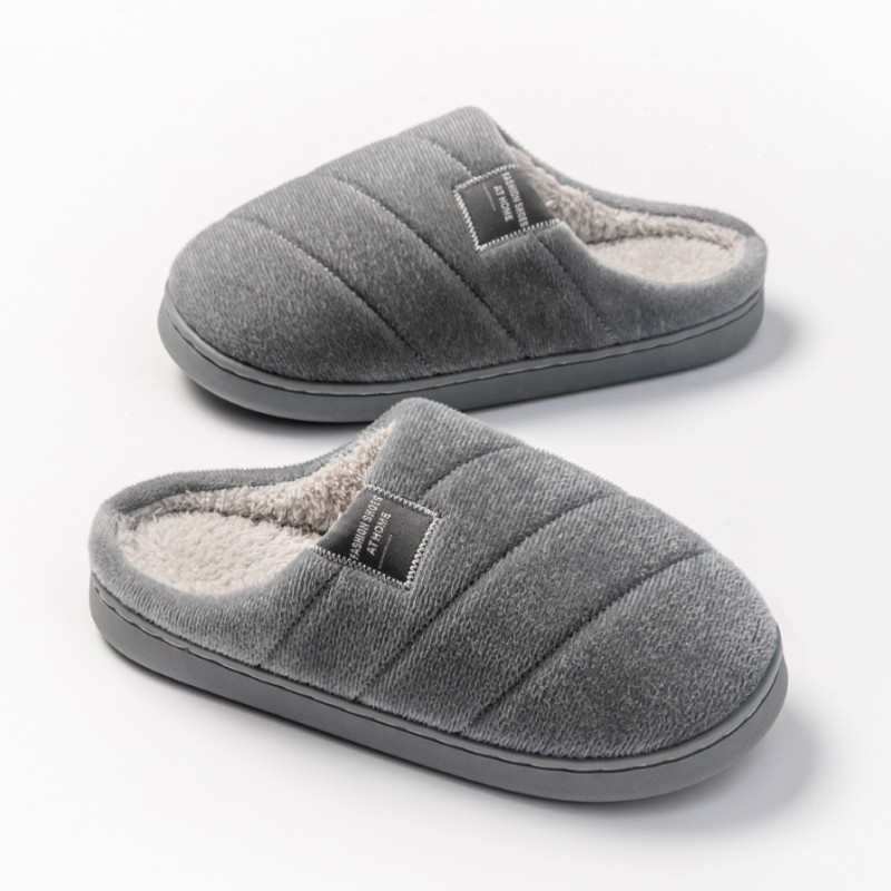 Men's Winter Plush Slippers -  - đánh giá và giá Insole Memory Foam