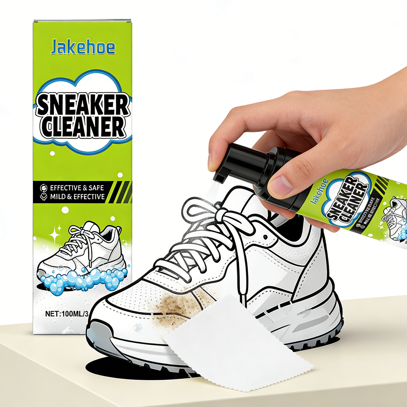 White Shoe Cleaner Sneaker Cle - đánh giá và giá Sneaker Care Spray
